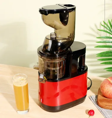 Large Caliber Electric Juicer Blender Single Gear Masticating 500W 500ml Capacity Household No-Cut Filter Waterproof RV Fruits