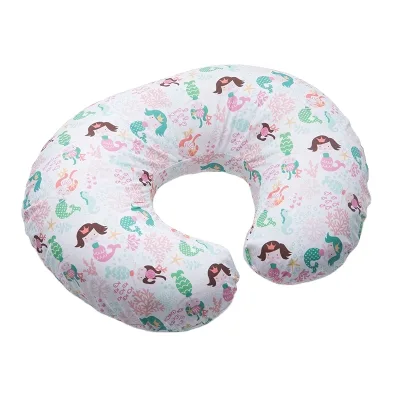 Comfortable Home Life Nursing Pillows with Knitted Cover Digital Printing for Breastfeeding and Pregnancy Bedding for Baby