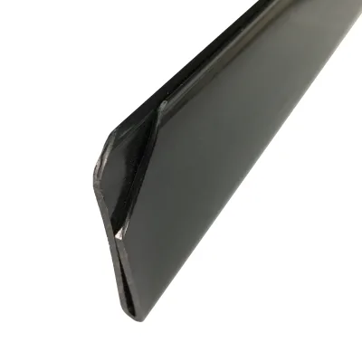 Black PVC Plastic Knife Guards Profile clear Smoke Grey Red Extrusion Sleeve