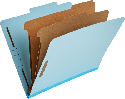 Factory Letter Size Pressboard Classification File Folder Bright Colored File Folder with Dividers Recycled Folders for Office