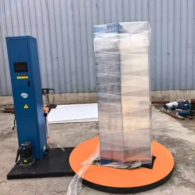 Automatic Stretch Wrapping Machine for Carton Packaging Pe Film Wrapping Machine/ Pallet Carton Wrapping Packaging Machine