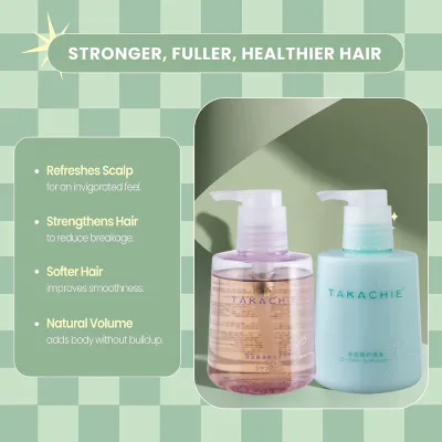 Rosemary Mint Strengthening Shampoo and Conditioner Provide Nourishment & Smoothness for Thin Hair, Reduce Frizz and Add Shine