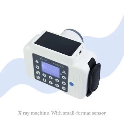 Portable Dental X-ray Machine with Instant LCD Image Display and Built-in Sensor Electric Power Source Made of Metal Plastic