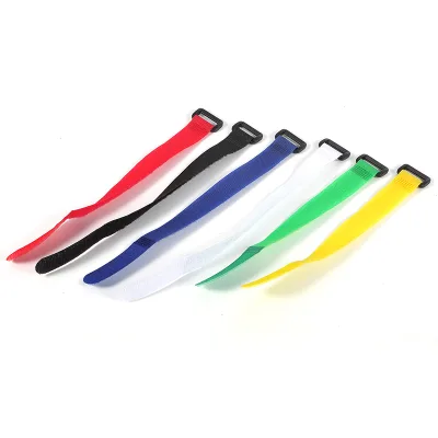Plastic Buckle Adjustable Stretch Elastic Unnapped Anti Slippery Nylon Hook and Loop Strap