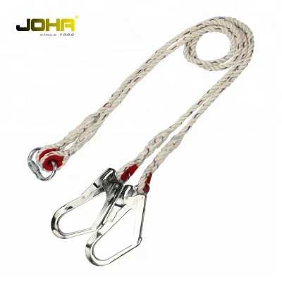 Double Snap Hooks High Strength Polyester Safety Lanyard