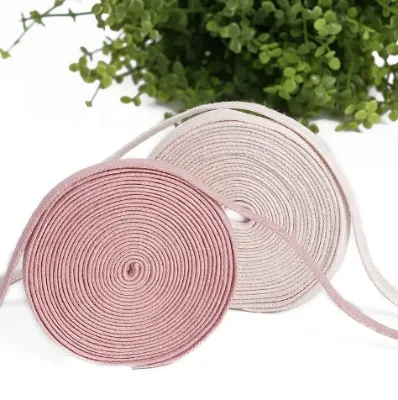 Cotton Wax Rope Belt Flat Cotton Wax Rope