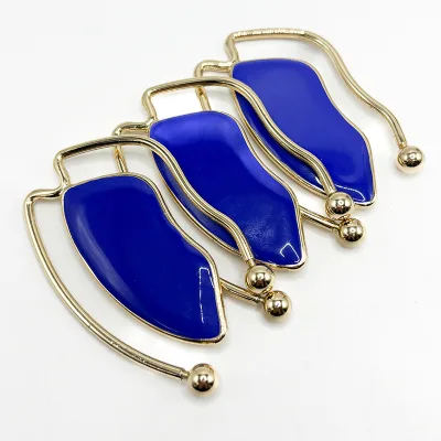 High End Pearl Crystal Decoration Swimsuit Front Metal Buckle Fashionable Irregular Shape Decoration Swimsuit Accessories