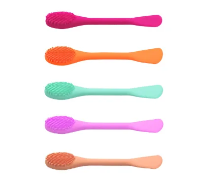 Multi-functional Beauty Scraping Massage Tool Soft Silicone Face Mask Cleaning Brush