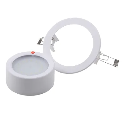 IP20 Non-maintained Round Emergency LED Light with 15PCS 2835SMD LED Fire-retardant ABS Case,PMMA Diffuser for Wholesale