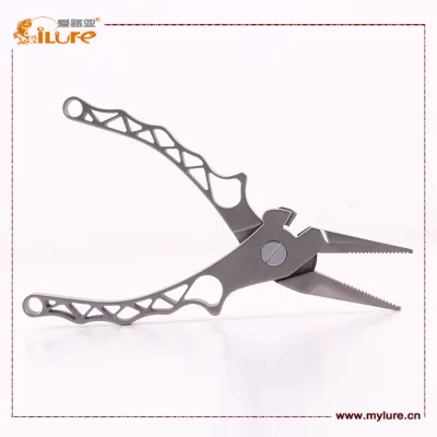 ILURE Brand Titanium Aluminum Fishing Pliers Wholesale Fishing Tackle