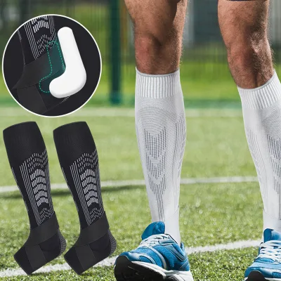 Factory Direct Shin Guard Socks Compression Calf Sleeves Muay Thai Shin Guards Leg Support Moldable Shin Guards