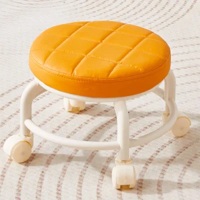Colorful Plastic Lazy Roller Skating Chair for Kids for Dining Kitchen School or Bedroom Kids Party Furniture