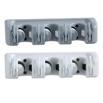 Supplies Home Multifunctional Storaging Plastic Floor Mount Wall Broom Mop Holder