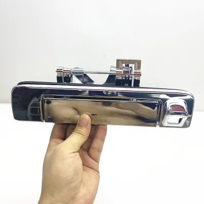 FIT for Isuzu D-MAX Lingtuo Pickup Truck ABS Electroplated Tailgate Cargo Box Panel & Rear Door Handles