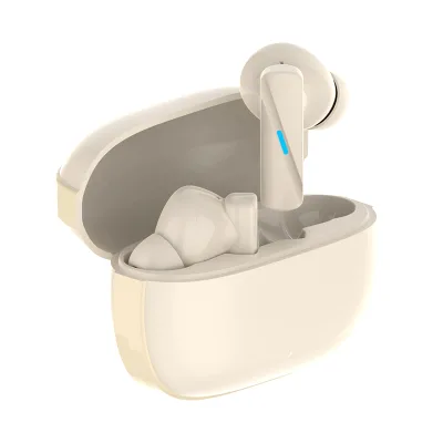True Wireless Smart Earbuds with Crystal-Clear Blue Tooth 5.3 Gaming Headphones Microphone Blue Earbuds