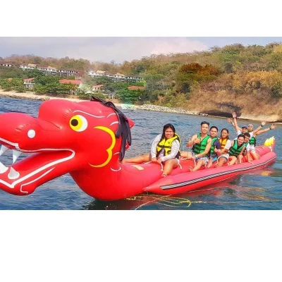 Good Price Commercial Towable Tube Inflatable Dragon Boats for Sale Dragon Banana Boat