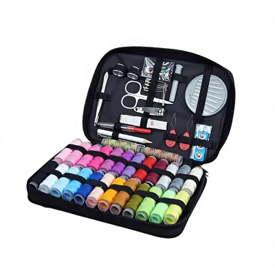 Household Portable PVC Sewing Kit 99 Piece Set Hand Sewing Knitting Tool Set Home Sewing Light Simple
