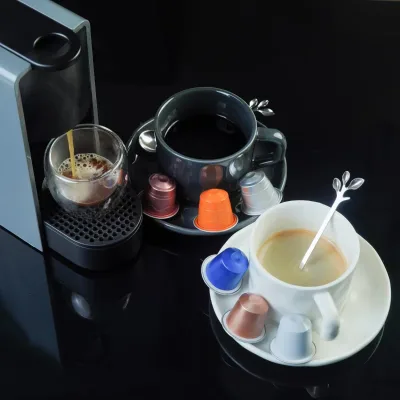 Factory Stock Ready to Ship 15ml 5g Special Price for Aluminum Foil Disposable Portable Coffee Capsules with Lid for Compatible
