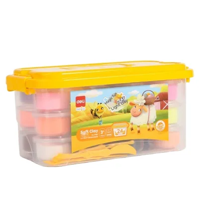 Deli 67861 Magic Light Clay Set Plasticine High Quality