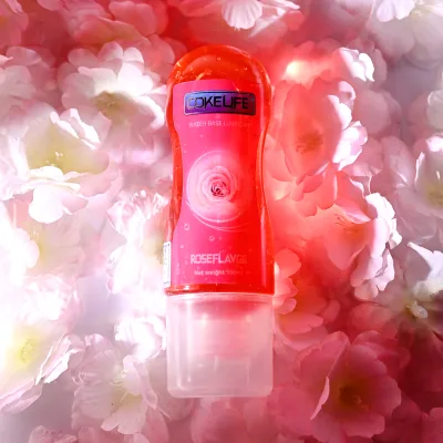 CokeLife OEM Brand  Rose Flavor 100ML Lubricant Sex Gel Water Based Personal Lubricant Sex for Couples
