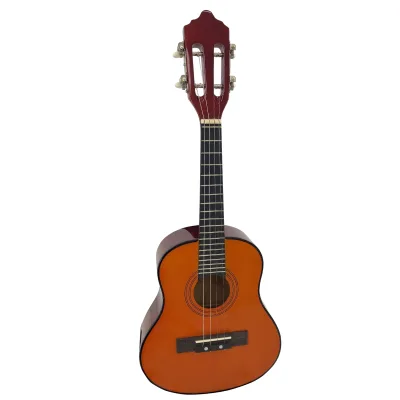 Promotional Custom logo Fashion Handmade ABS Binding 9-layer Painted Brown Ukulele