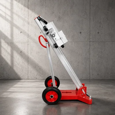 DS400-1.5m Heavy Duty Diamond Drilling Rig Stand with Long Steel Column Quick Connect Motor Plate and Stable Base Design