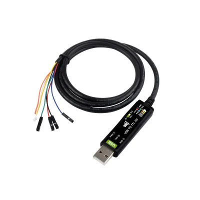 Industrial USB to TTL (D) Serial Cable,Original FT232RNL Chip,Multi Protection Circuits,Suitable for RPI 5 Serial Port Debugging