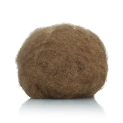 16.5-30mic Carded Camel Wool 100% Natural Camel Hair Used for Filling Quilt