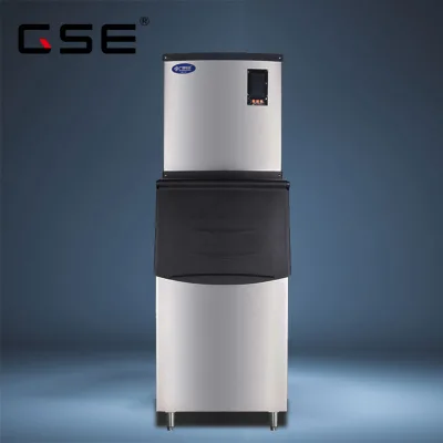 180kg/24H Fully Automatic Commerce Ice Machine Stainless Steel Shell Split 1600W Ice Machine