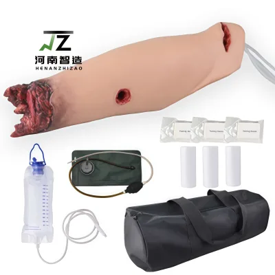 WT00131 Wound Packing Trainer with Groin Wound, GSW Wound, Amputated Wound Leg Wound Care Model