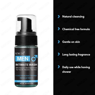 Wholesale Men Hygiene Intimate Foaming Wash with Aloe Vera