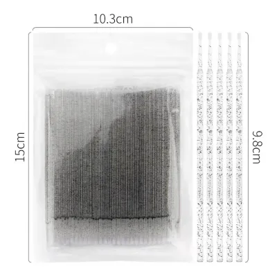 Disposable Pink Micro Nylon Cotton Fiber Bristle Wax Microbrushes Biodegradable Dentist Eyelash Extensions & Micro Brushes