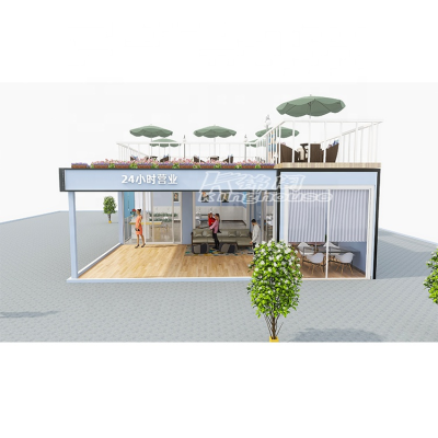 Portable Prefabricated Houses Prefab Bar Kitchen Fast Food Container Restaurant