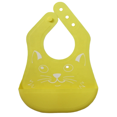 Customized Silicone Baby Bib Dirt-proof BPA Free Print Pattern Food Grade Feeding Bibs