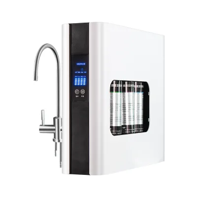 NSF Certified 100GPD Smart Reverse Osmosis Water Filter System Electric Plastic Household Drinking Water Purifier