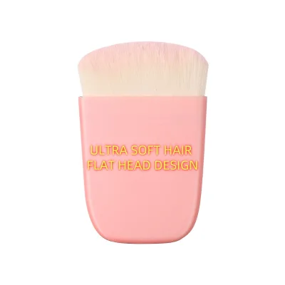 Simple Design Makeup Beauty Brush Flat Head Blush Brush Foundation Brush Separate Package Makeup Tools