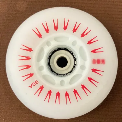 Spot Supply/oem Wholesale Slalom Freestyle Inline Flash Roller Wheels Outdoor Roller Skates Wheels Speed Roller Skating Wheels