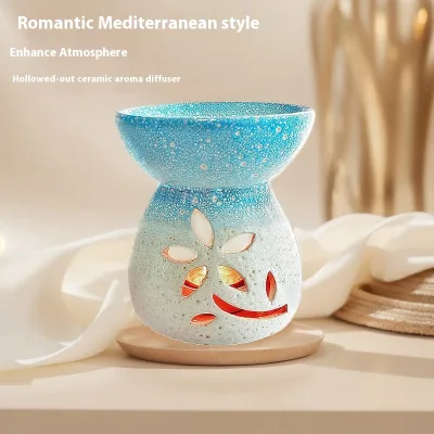Wholesale Handmade Large Capacity Ceramic Incense Burner Quality Inspection Indoor Aromatherapy Diffuser Stable Supply