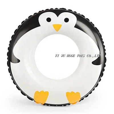 Animal Marvel Penguin Beach Kids Summer Swim Toy Inflatable Swimming Ring for Pool