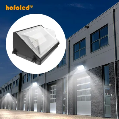 Hofoled LED Wall Pack Light Walkway Wall Pack LED Mini Tall Pack SMD3030 LED Semi Cutoff Wall Pack Light