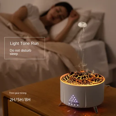 Volcano Flame Wireless Bluetooth Aromatherapy Machine New Remote Control Ultrasonic Essential Oil Humidifier Small Fog Volume