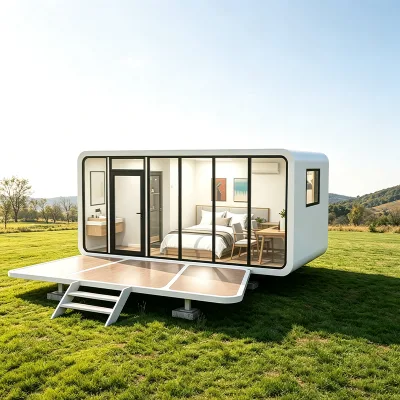 Prefabricated Container House for Eco Tourism Resorts Portable Luxury Pods CE Certification Fast Installation Modern Design