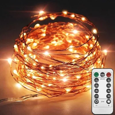 USB Fairy Lights with Remote and Timer 8 Modes Outdoor Waterproof Starry Lights DIY Party Wedding Christmas Halloween Decoration