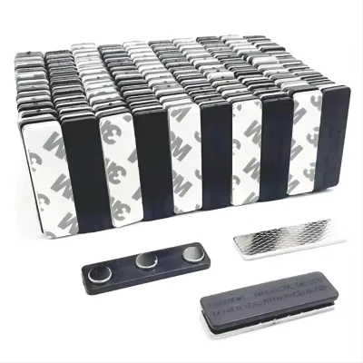 Ndfeb Magnet Holder Name Badge Rare Earth Magnets Neodymium Plastic Name Tag Magnet Magnetic Name Tags With Self Adhesive
