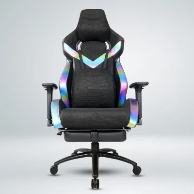 Luxury Big Size Heavy Duty Gaming Chair with Footrest Play Sure Pro Ergonomic Gaming Chair with Any Stage Locking Mechanism