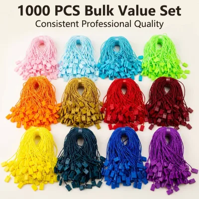 CHANG YUAN 18cm Polyester Hang Tag String Multi-color Universal Tag Fastener for Clothing Shoes Bags Label Attachment