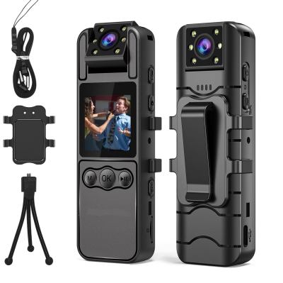 Night Version HD 1080P Security Body Camera Video Recorder Personal Civilians Body Worn Camera With 1.3 Inch Screen
