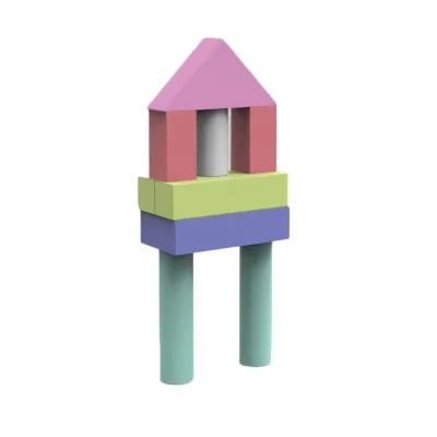 2024 Hot Kids Building Toys Blocks Construction Silicone Stacking Bricks