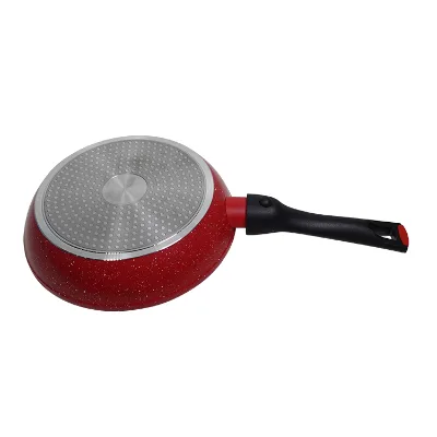 Factory Direct Non Stick Nice Cook Red Pot Fry Pan For Induction Cooker Nice