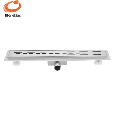 BoJin Linear Stainless Steel Floor Drain with Deep Water Seal Anti Odor Anti Backflow Modern Design BJ-LSF-G001